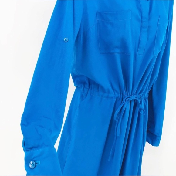 💙 JustFab Long Sleeve Dress with Drawstring 💙 - Picture 3 of 7